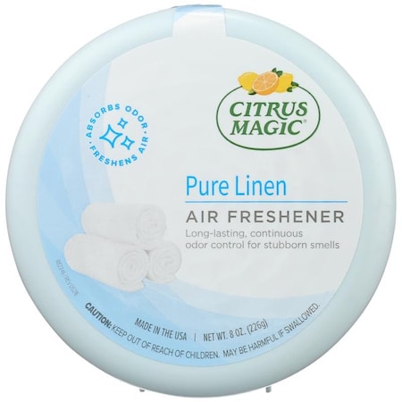 CITRUS MAGIC Pure Linen Scent Air Freshener 8 oz Solid 616471671-6PK